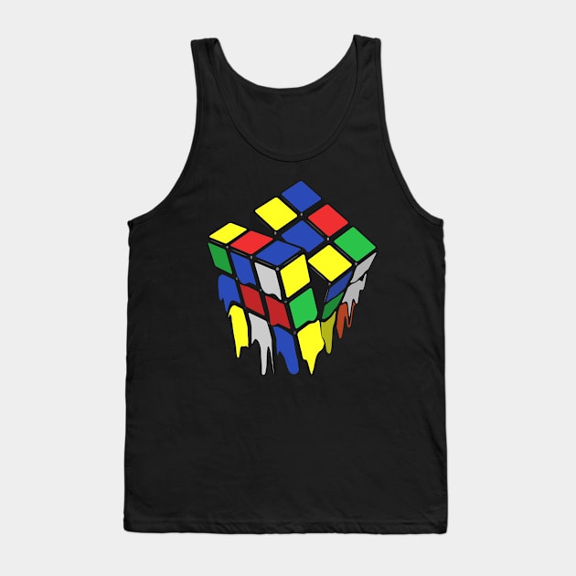 Rubik's Cube Tank Top by santelmoclothing